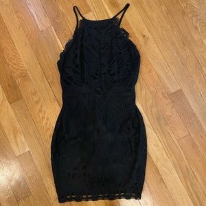 Tobi XS Black Mini Dress, Worn Once!